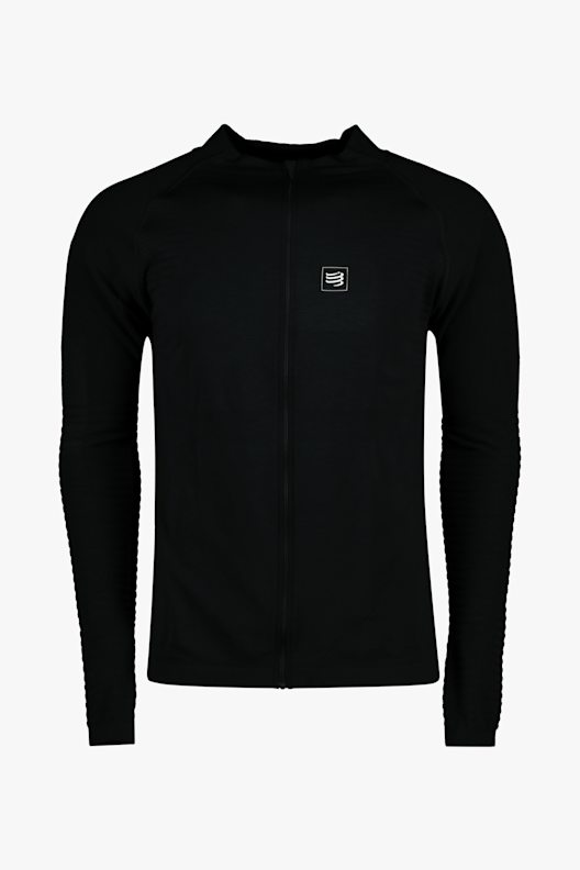 Compressport Seamless Zip longsleeve uomo