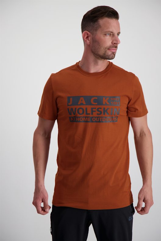 Jack Wolfskin Brand t-shirt uomo