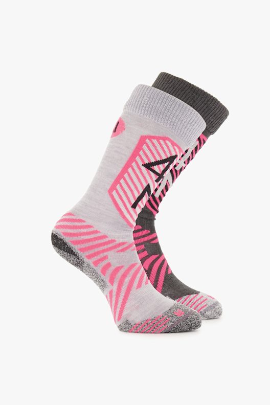 46 NORD 2-Pack 27-38 chaussettes de ski enfants