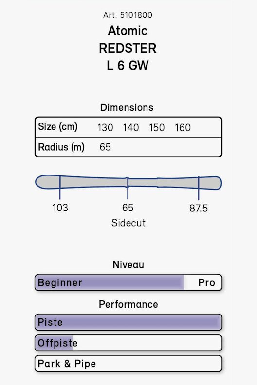 ATOMIC Redster J4 Kinder Ski Set 20/21