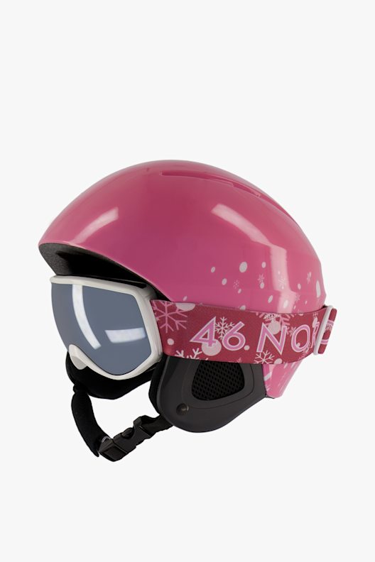 46 NORD casco da sci + occhiali bambini