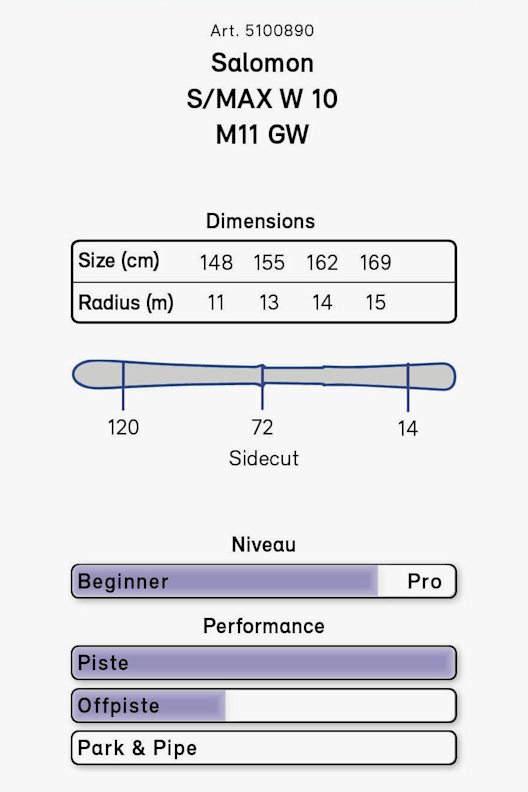 Salomon S/MAX 10 Damen Ski Set 20/21
