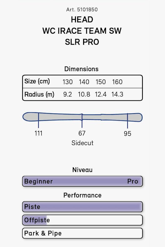 HEAD WC iRace Team Ski Set 20/21