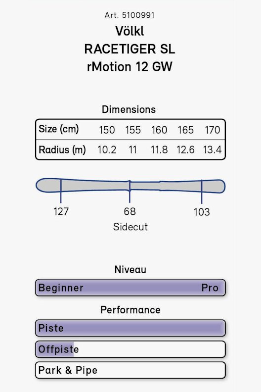 Voelkl Racetiger SL set sci 20/21