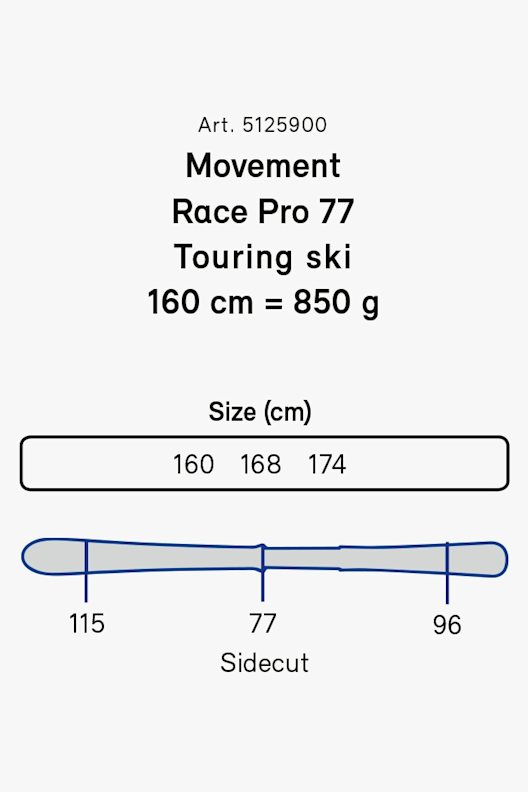 Movement Race Pro 77 sci alpinismo 20/21