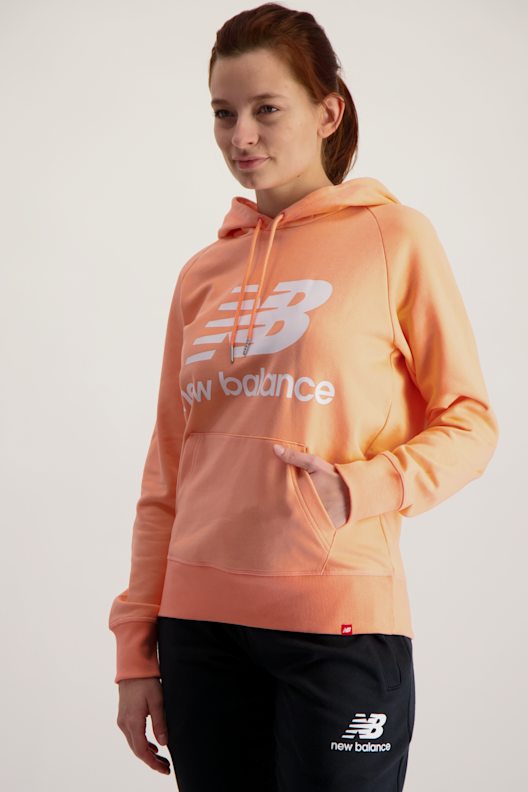 New Balance Essentials Stacked Logo Damen Hoodie