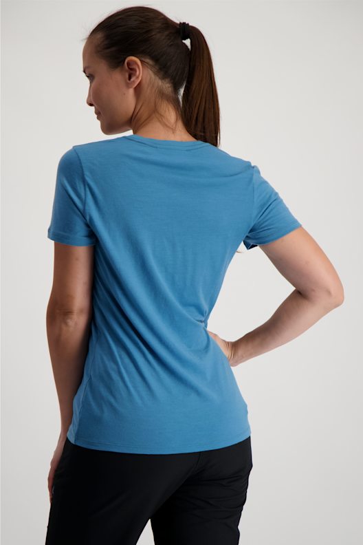 icebreaker Tech Lite Scoop Single Line Camp t-shirt femmes