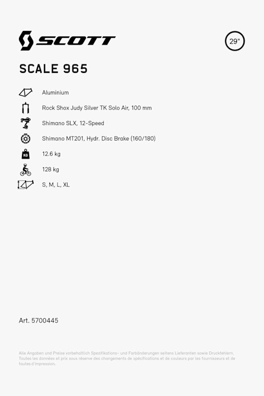 SCOTT Scale 965 Herren Mountainbike 2021