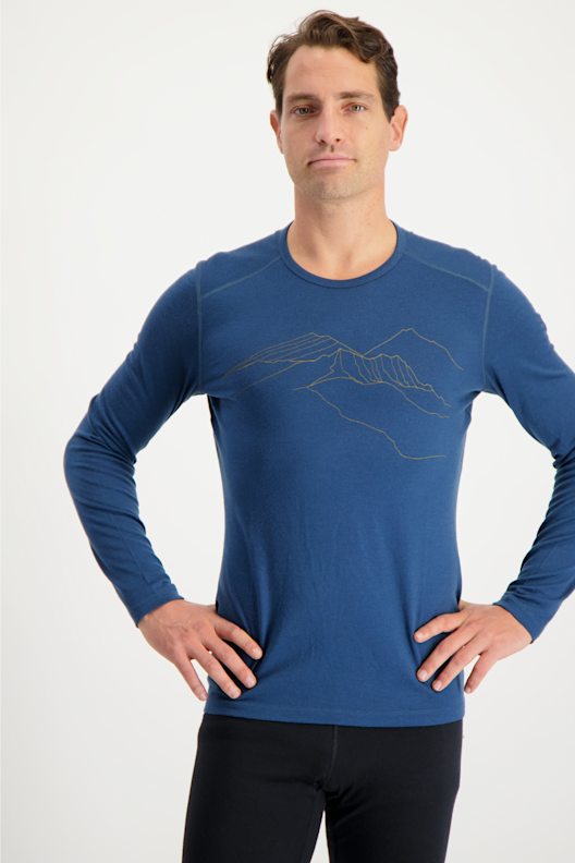 icebreaker 200 Oasis The Higher We Go Herren Thermo Longsleeve