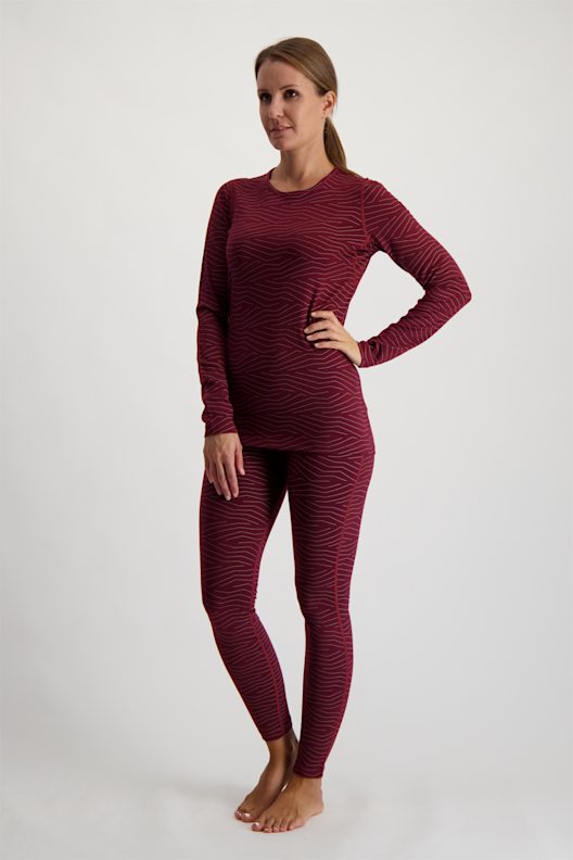 icebreaker 200 Oasis Napasoq Lines Damen Thermo Longsleeve