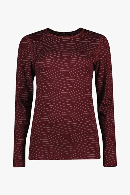 icebreaker 200 Oasis Napasoq Lines Damen Thermo Longsleeve