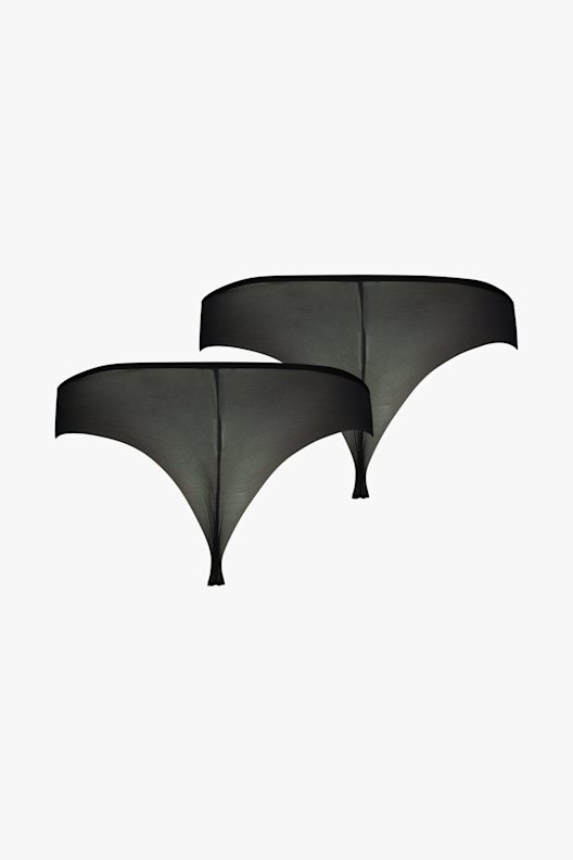 Puma 2-Pack Sporty Mesh Brazilian Damen Slip