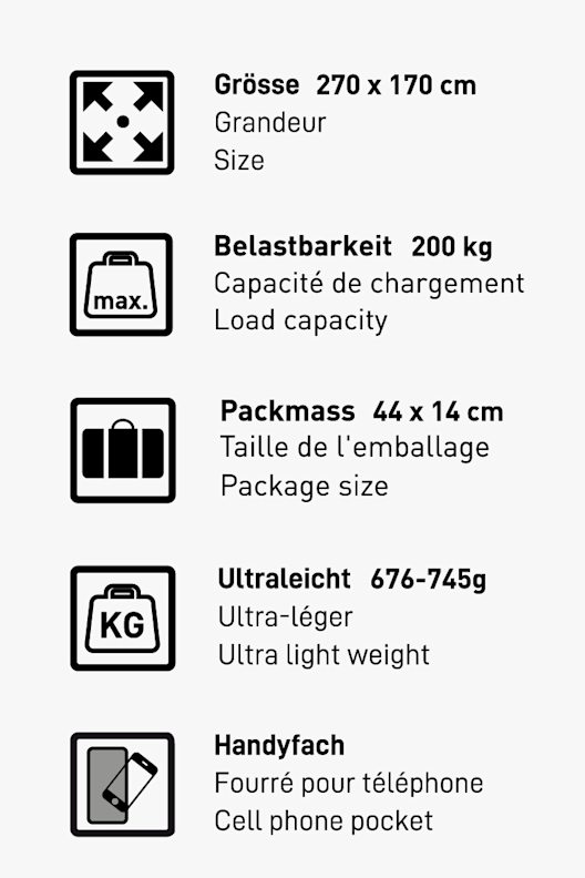 46 NORD Travel Ultralight Hängematte