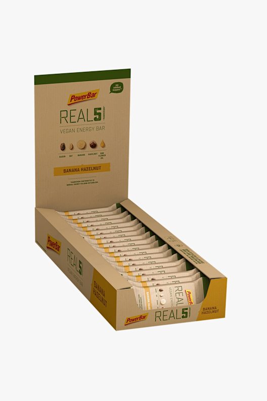 Powerbar REAL5 Banana Hazelnut 18 x 65 g barre énergétique