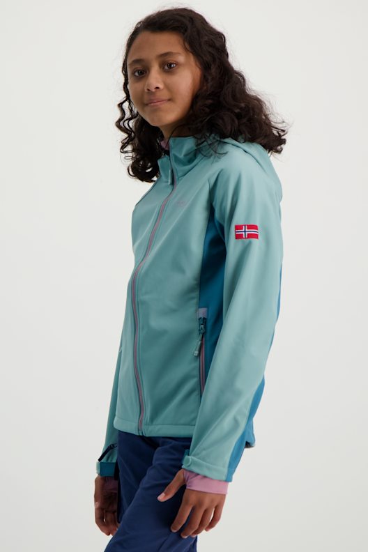 Trollkids Kristiansand Mädchen Softshelljacke in mint kaufen