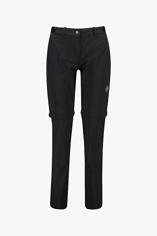 Pantalon Court Femme Pantalon Randonnée Mammut Runbold Capri Femme - Cargo été Polyamide élasthanne Pantalon Randonnée Femme été