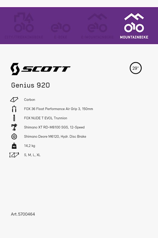 SCOTT Genius 920