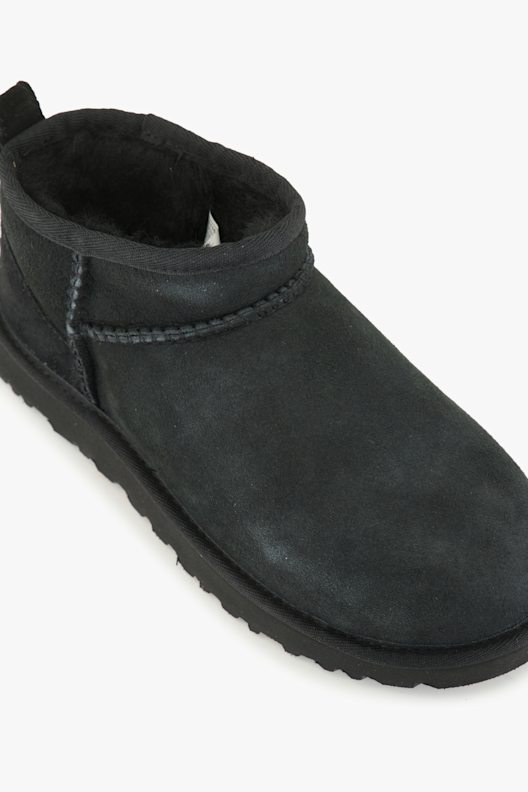 UGG CLASSIC ULTRA MINI 黒 24センチ UGG Boots CLASSIC ULTRA MINI gefüttert in schwarz