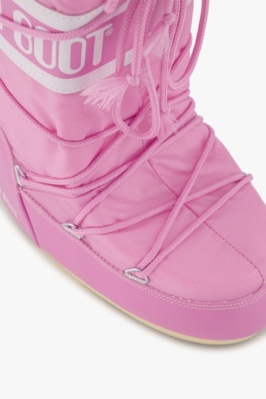 Compra Icon Nylon boot donna moonboot in rosa intenso