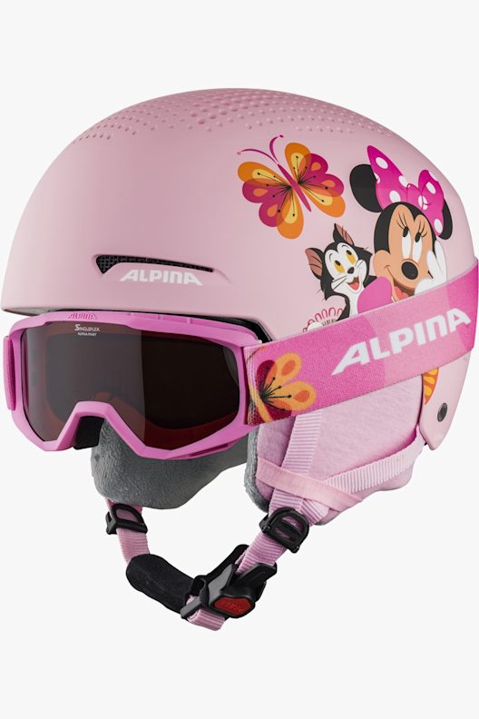 ALPINA Zupo Disney Kinder Skihelm + Brille in rosa kaufen