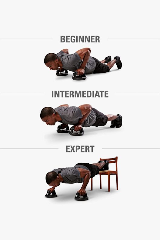Harbinger Push Up Pro Liegestützgriffe in schwarz-grau kaufen