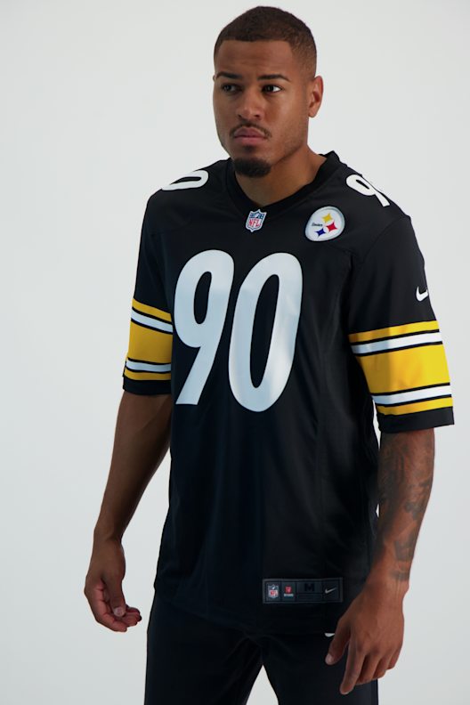 SCARCEWEAR HOMMES NFL MAILLOT FOOTBALL AMÉRICAIN NOIR BLANC SILKY SCARCE 96 HAUT