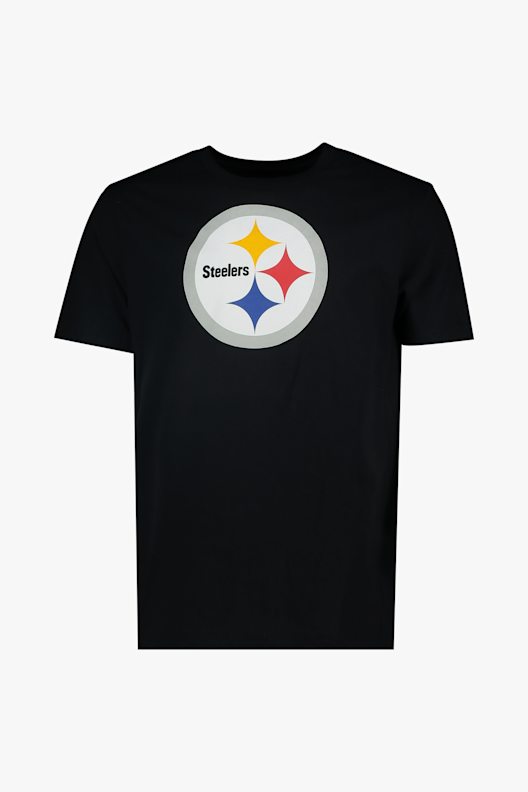T-Shirt NFL Pittsburgh Steelers New Era Logo Noir