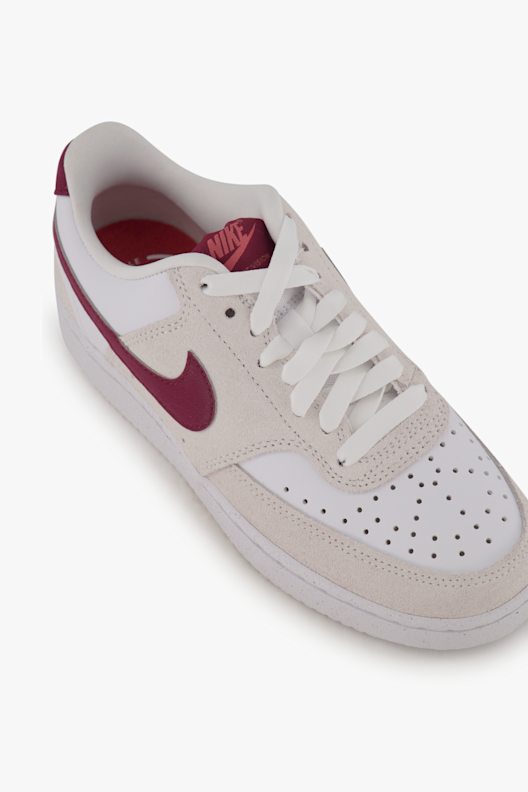 Nike Court Vision Low Rote Turnschuhe Damen Nike Nike Sneaker