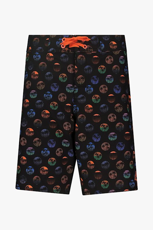 Short De Bain Adidas Garçon – Board Short Rayé Multicolore – Neuf Avec étiquettes