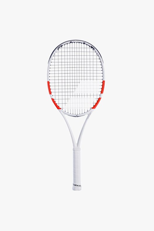 Babolat Pure Strike 100 - besaitet - Tennisracket in rot-weiß