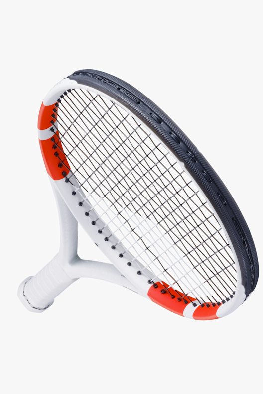 Babolat Pure Strike 100 - besaitet - Tennisracket in rot-weiß