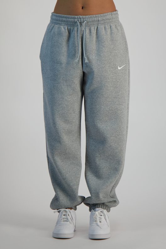 nike mini swoosh oversized tracksuit in grey