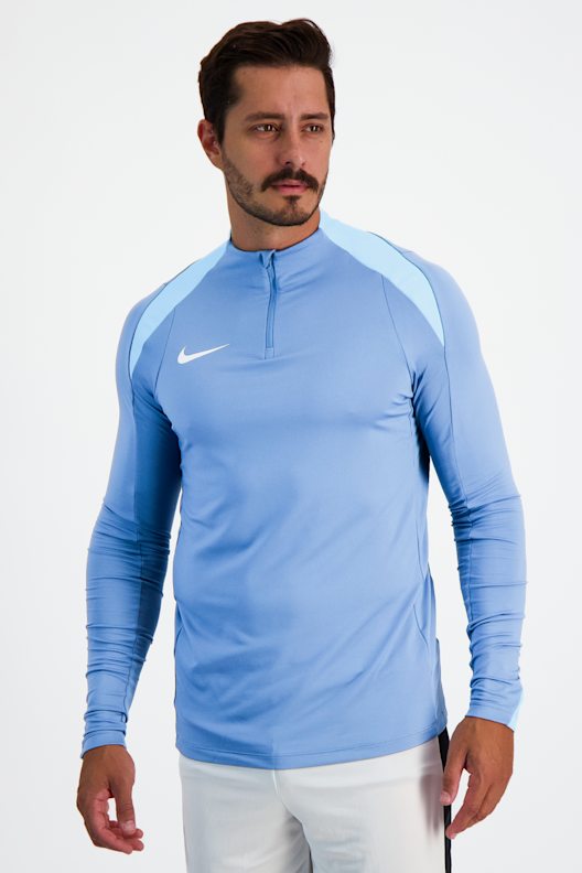 Nike Dri-FIT Strike 1/2 Zip Herren Longsleeve in blau kaufen