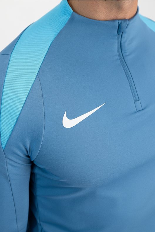 Nike Dri-FIT Strike 1/2 Zip Herren Longsleeve in blau kaufen