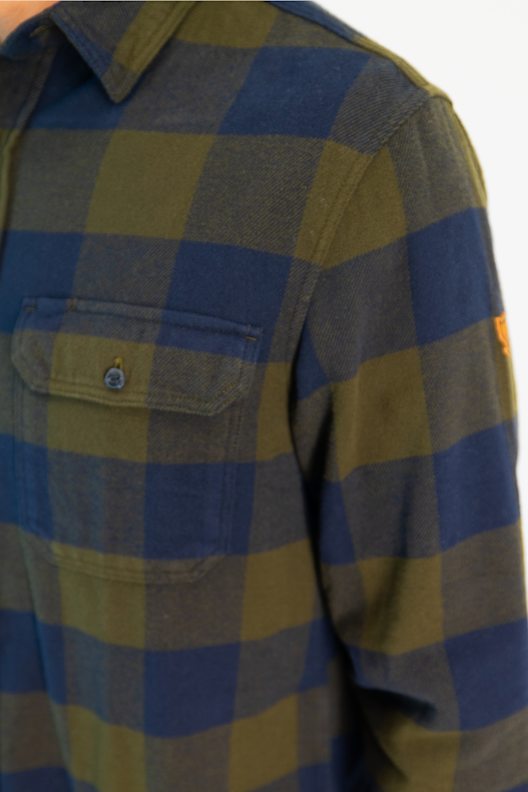 Chemise Fjällräven Homme Övik Travel SS Dark Navy