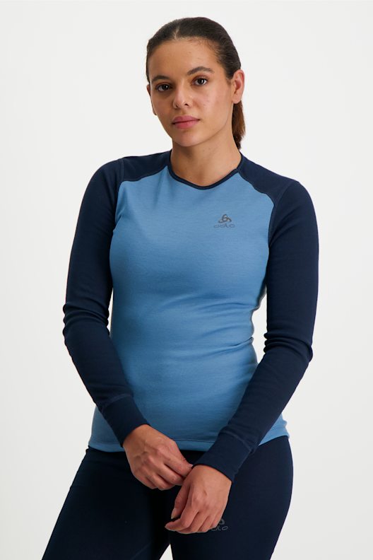 Odlo 1-2 Fermeture éclair Sesvenna SL Couche Intermédiaire, Noir, XS Femme