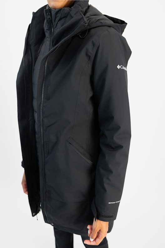 Columbia Pulaski™ II Interchange Damen Wintermantel in schwarz