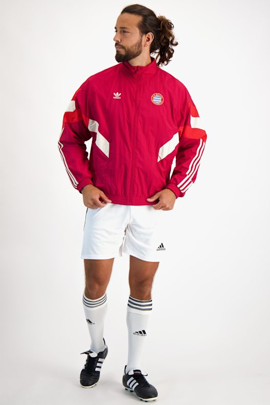 adidas Performance FC Bayern München Herren Trainingsjacke in rot