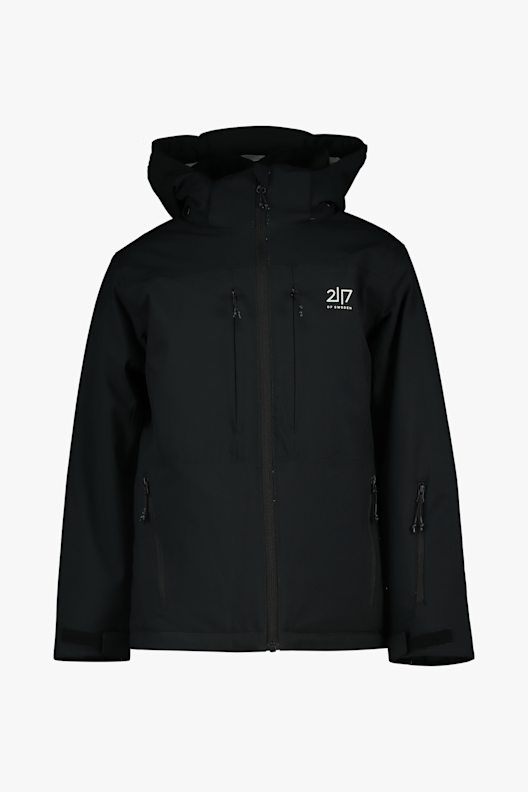 2117 OF SWEDEN Lauker Light Padded Kinder Skijacke in schwarz