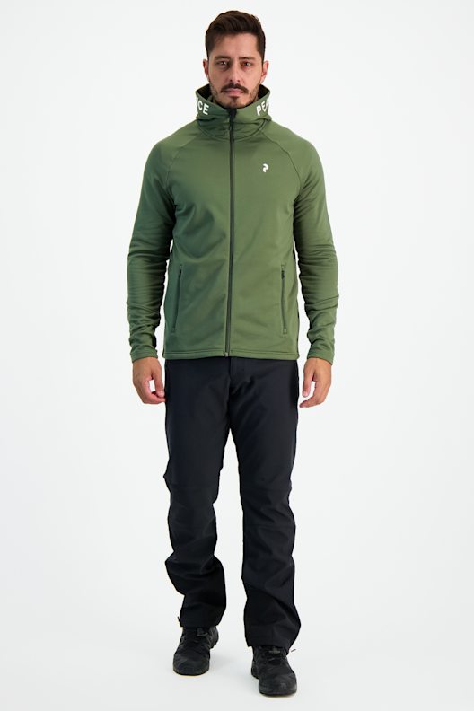PEAK PERFORMANCE Rider Zip Hood Herren Midlayer in grün kaufen