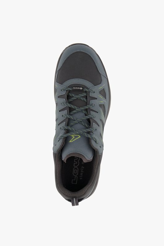 Chaussures Randonnée Lowa Homme – Trekking, Noir Cuir, Pointure 42,5 (État Correct)