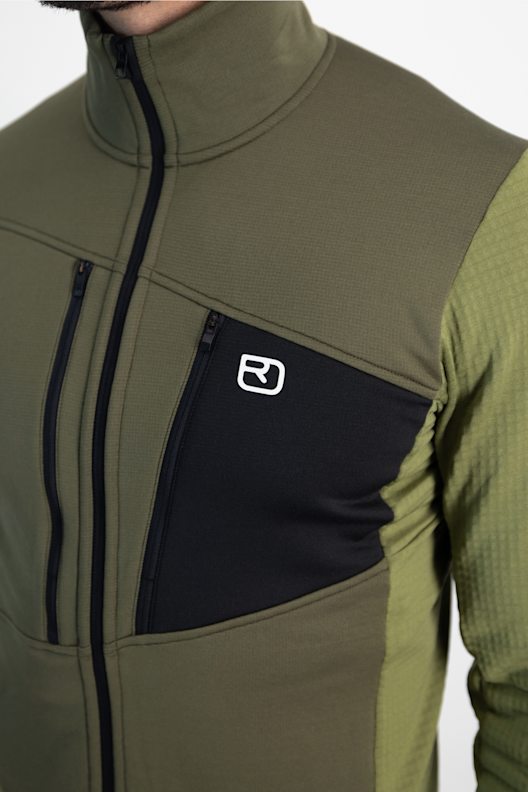 Ortovox Fleece Grid Herren Midlayer in grün kaufen | ochsnersport.ch