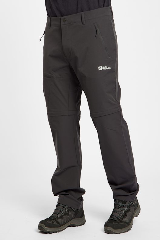 Jack Wolfskin Wanderhose Herren Zip Off Jack Wolfskin Pico Trail Zip-Off  Herren Wanderhose In Dunkelgrau