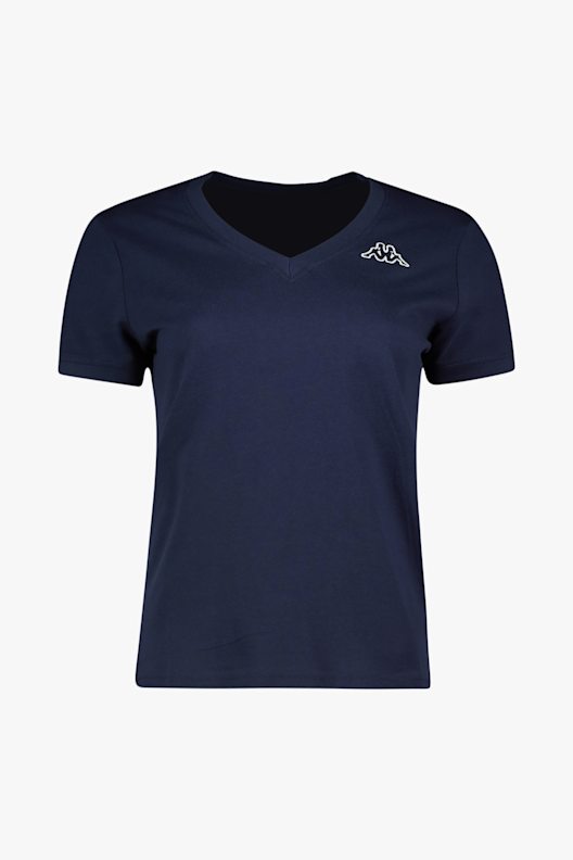 Kappa T-Shirt Cabou Logo Violet Daybreak da Donna