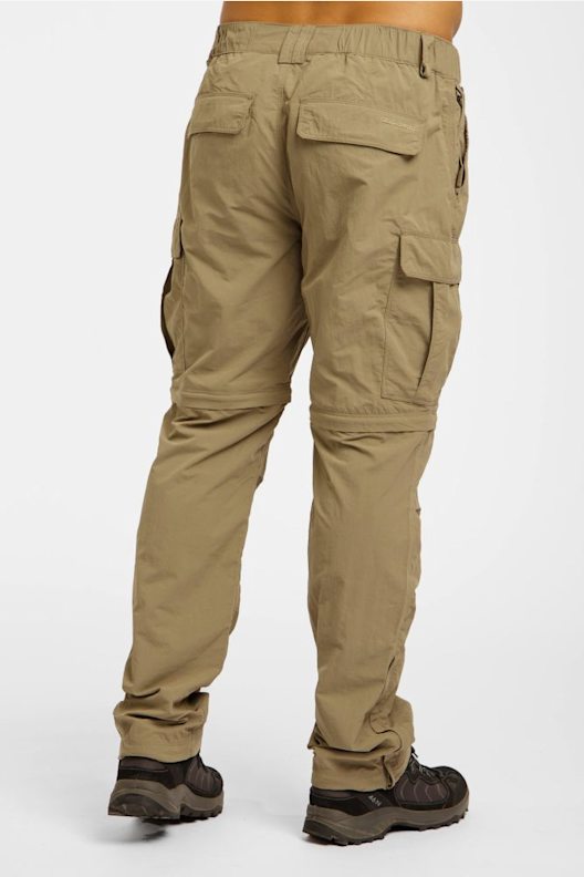Pantalon Convertible Homme Craghoppers Nosilife Pro - Tissu Anti-odeurs, Poche RFID, Réglable - Pour Randonnée, Voyage