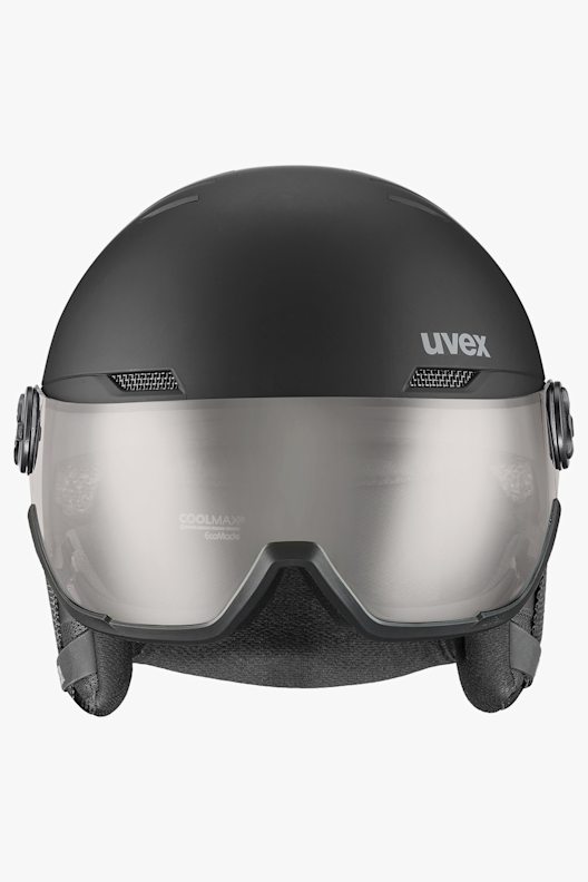 uvex wanted visor pro V Skihelm in schwarz-grau kaufen