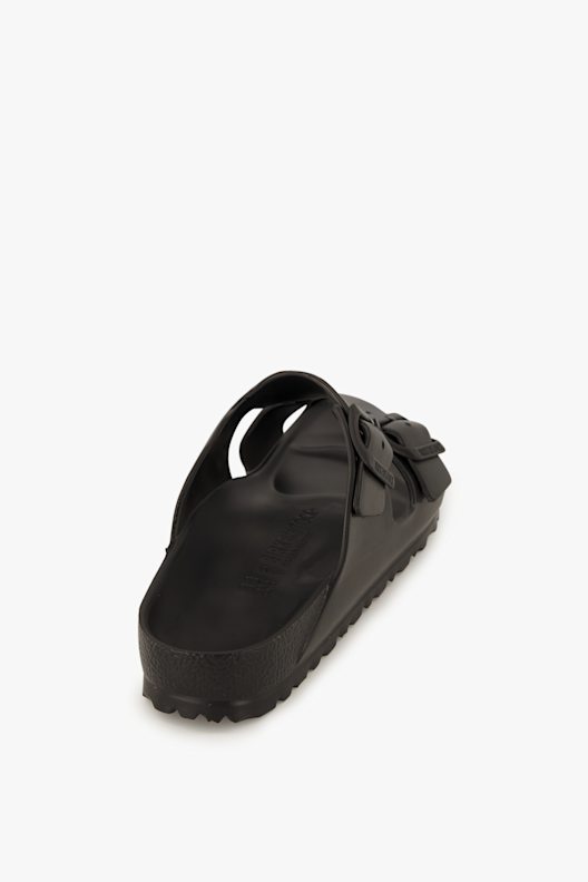 Buffalo Rey Slipper Donna In Ecopelle Nera - Ciabatte Con Zeppa 4,5 Cm E Plateau 3,5 Cm - Suola In Gomma, Vegan