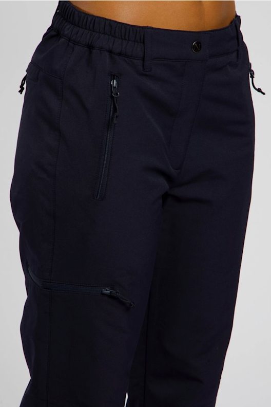 Pantalon De Randonnée Berghaus Femme, Taille Basse, Bleu Marine, Taille 12, Jambe 31"