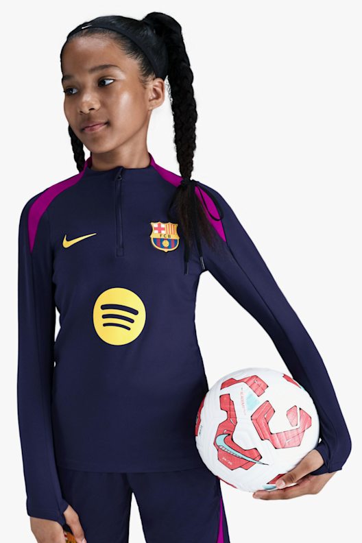 Nike FC Barcelona Dri-FIT Strike Kinder Longsleeve 25/26 in lila