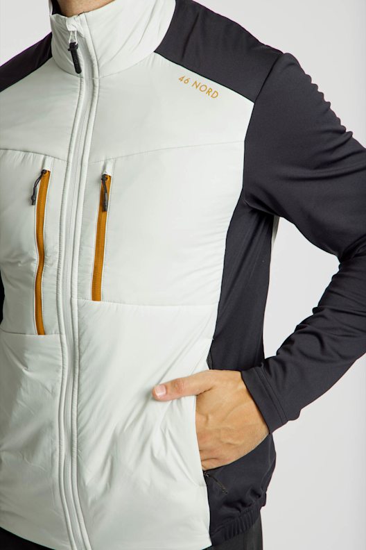 46 NORD Hybrid Insulation Herren Midlayer in schwarz-grau kaufen